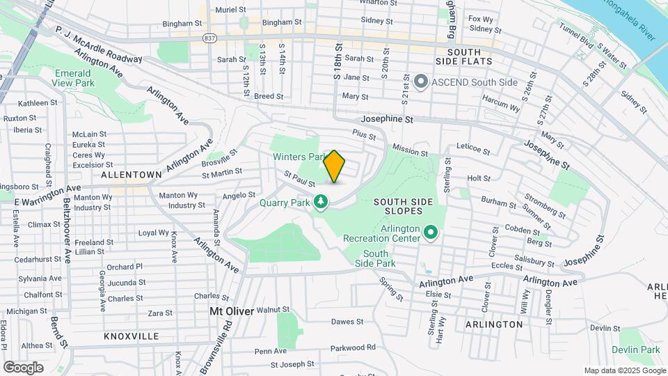 1910 St Paul St Map and Location Details