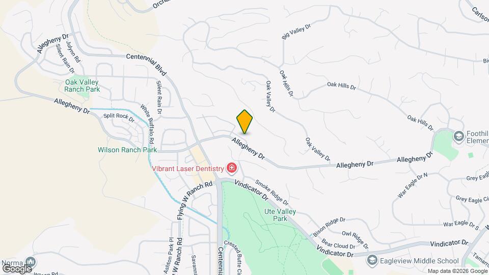 1918 Bristlecone Dr Map and Location Details