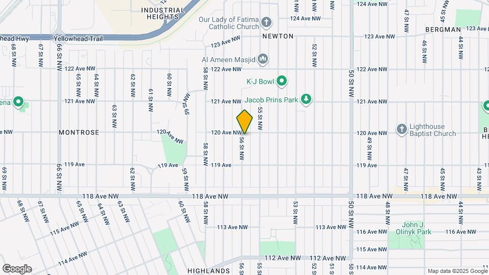 11947-11956 56 St NW Map and Location Details