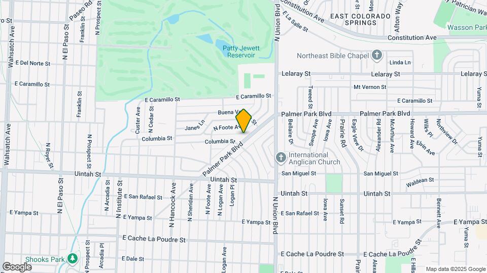 1712 Palmer Park Blvd Map and Location Details