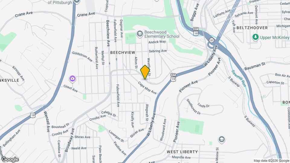 1681 Suburban Ave Map and Location Details