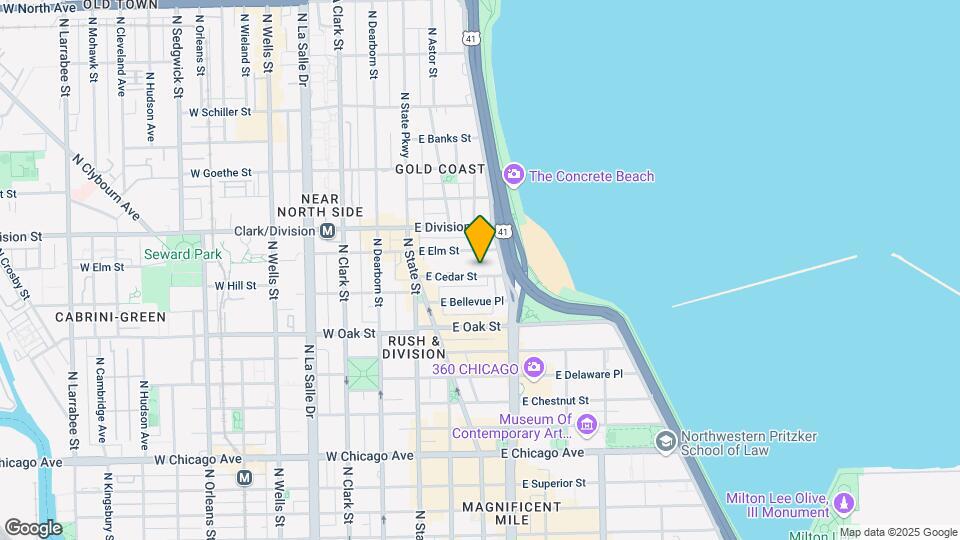70 E Cedar St Mapa y Detalles de la Ubicación