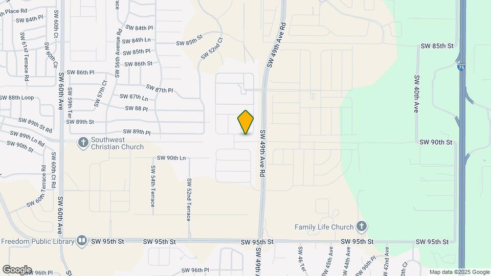 8884 SW 49th Cir Map and Location Details