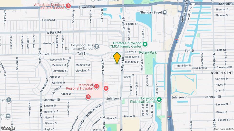 3322 McKinley St Map and Location Details