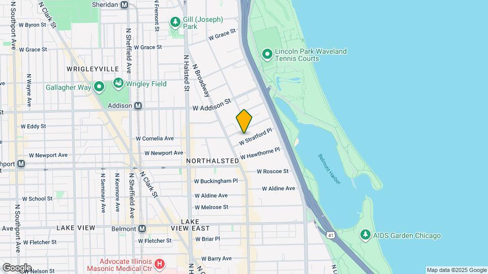 600 W Stratford Pl, Unit 302 Map and Location Details