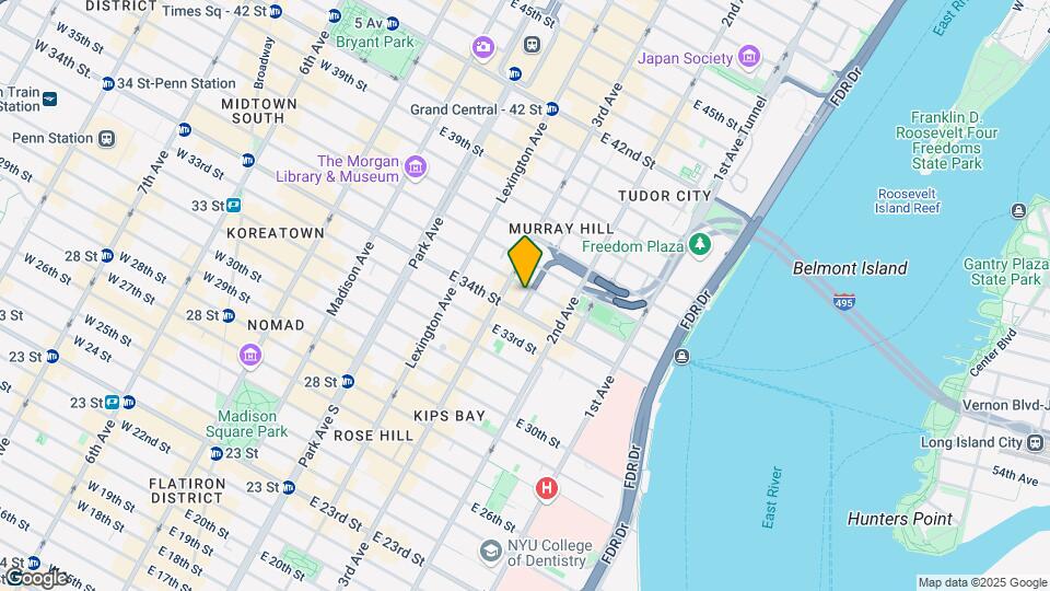 214 E 35th St-Unit -3B Map and Location Details