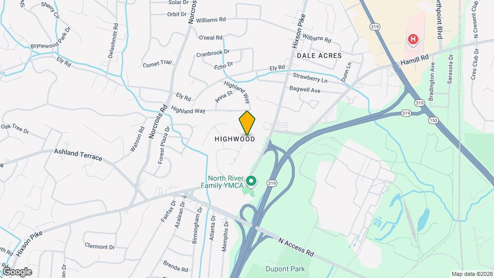 4206 Highwood Dr Mapa y Detalles de la Ubicación