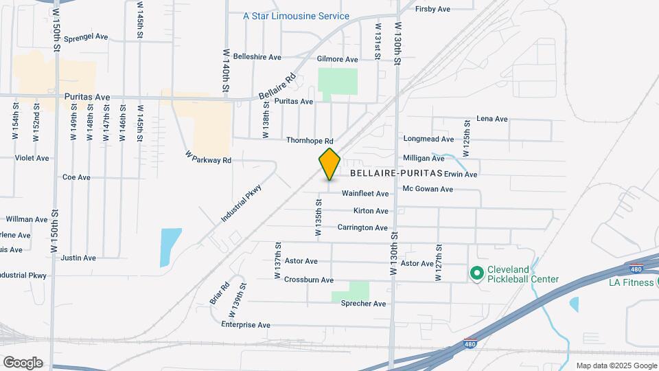 13348 Wainfleet Ave Map and Location Details