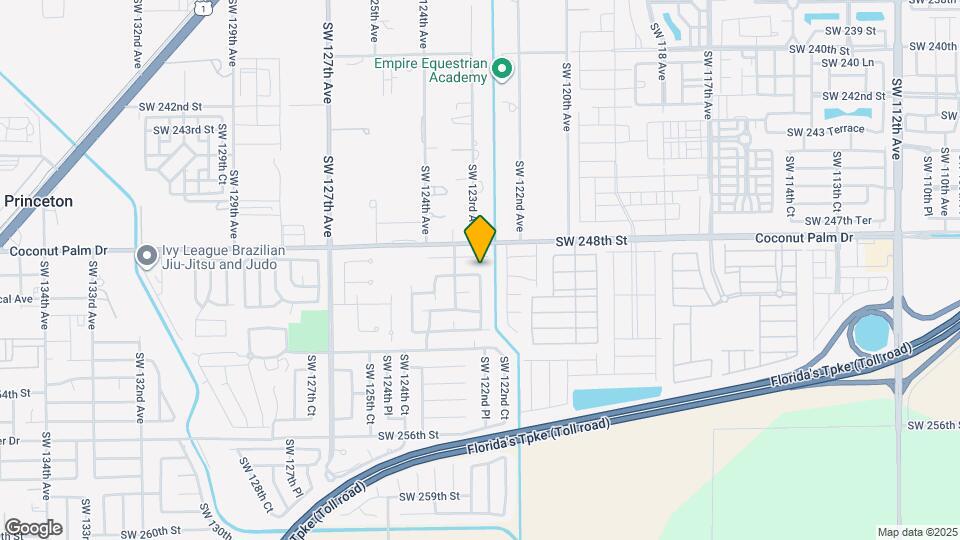 12229 SW 250th St, Unit Efficiency Map and Location Details