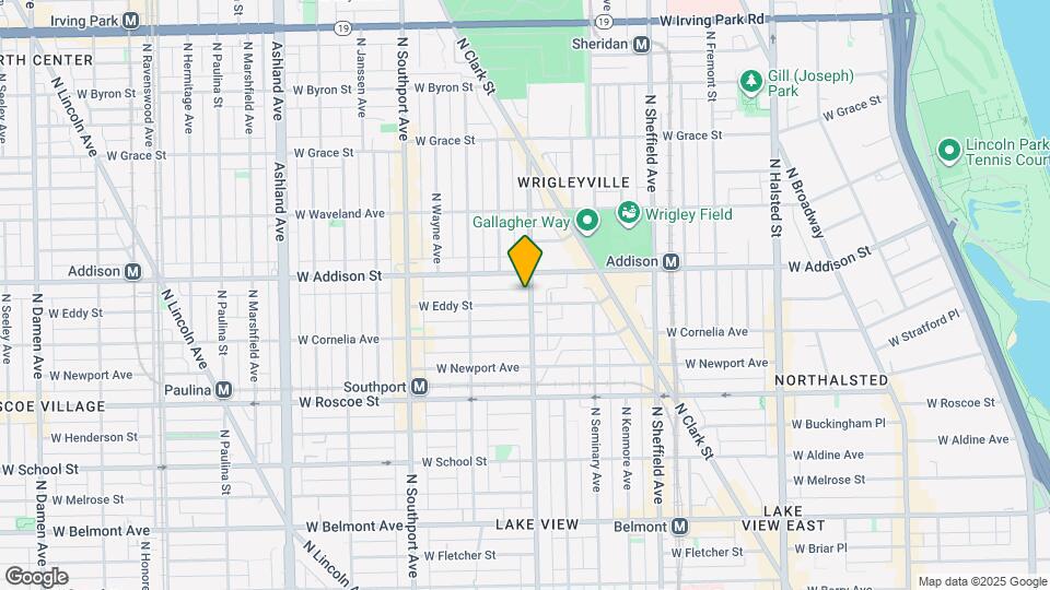 1200 W Eddy St Map and Location Details