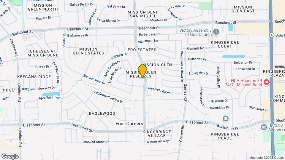 15806 Mission Crest Ct Map and Location Details
