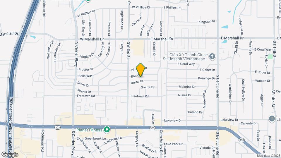 214 Dorris Dr Map and Location Details