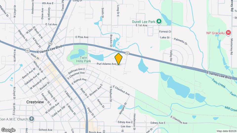 553 Purl Adams Ave Map and Location Details