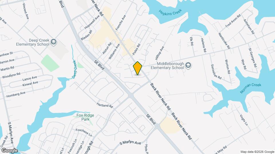 Middleborough Apartments Map and Location Details