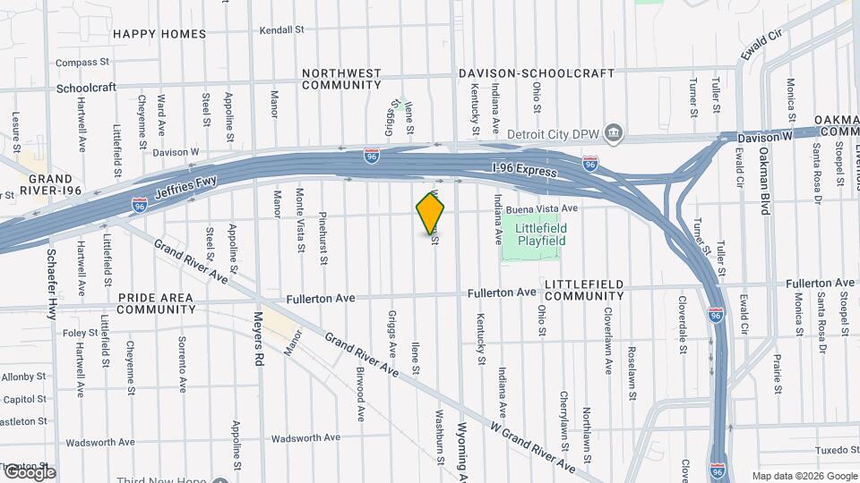 12731 Washburn St Map and Location Details