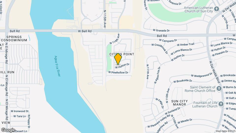 11408 W Hutton Dr Map and Location Details
