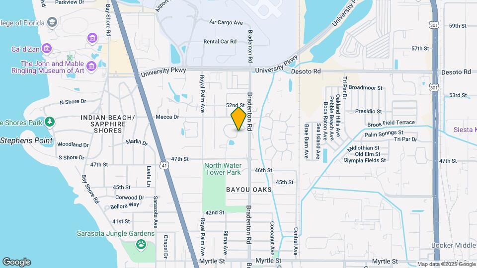 Bayou Oaks Apartments Map and Location Details