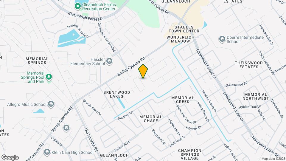 17422 Memorial Blossom Dr Map and Location Details