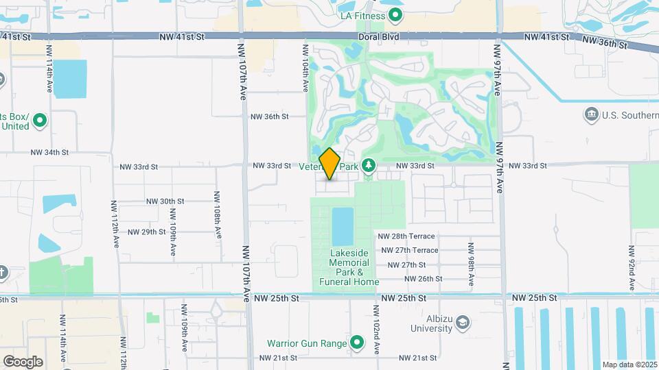 10360 NW 31st Terrace Map and Location Details