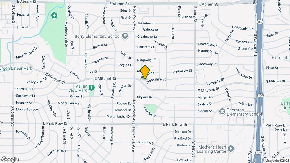 1917 Brookshire St Map and Location Details