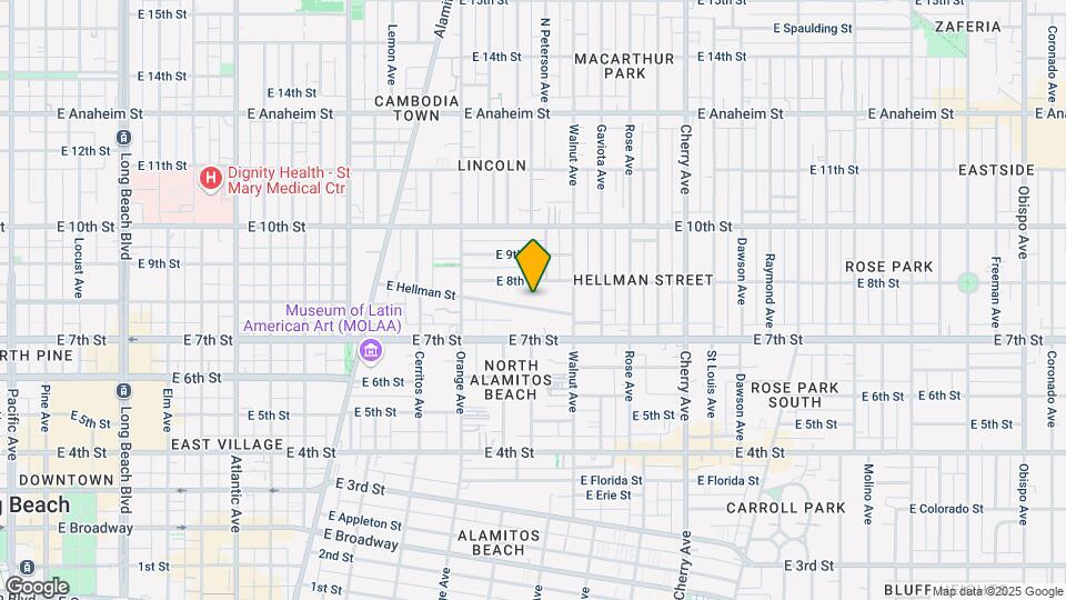 1425 Hellman St Mapa y Detalles de la Ubicación