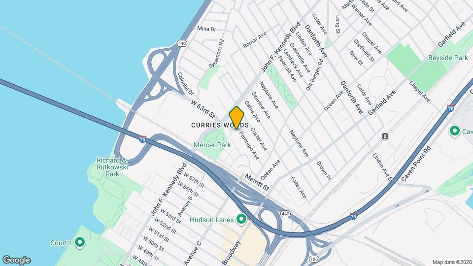 83 Pamrapo Ave Mapa y Detalles de la Ubicación