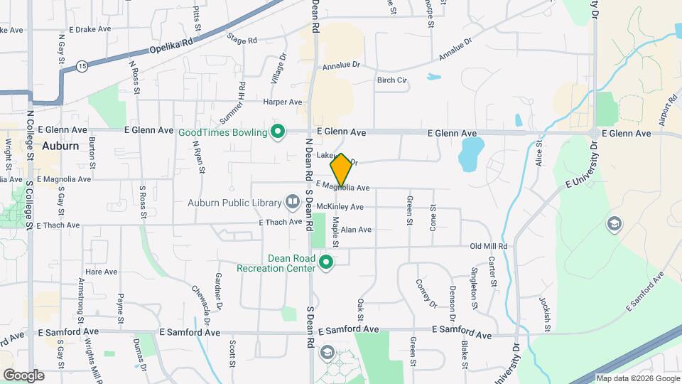 900 E Magnolia Ave Map and Location Details