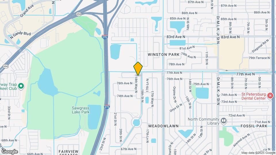 7661 18th Way N Map and Location Details