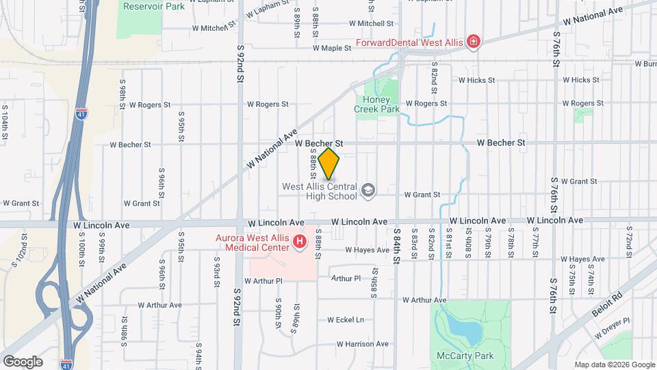 2173 S 87th St Mapa y Detalles de la Ubicación