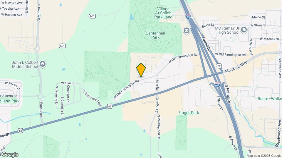 1042 S Laramie Hts Map and Location Details