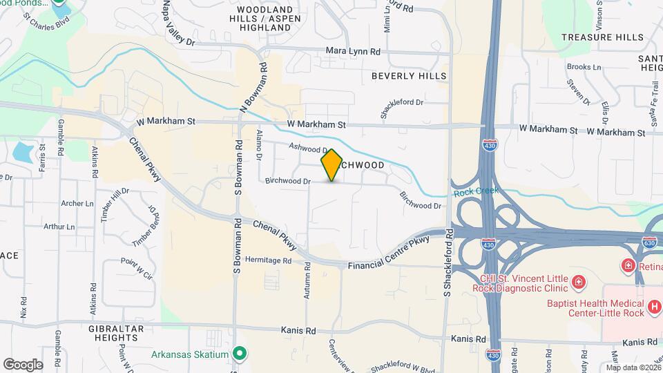 11417 Birchwood Dr Map and Location Details