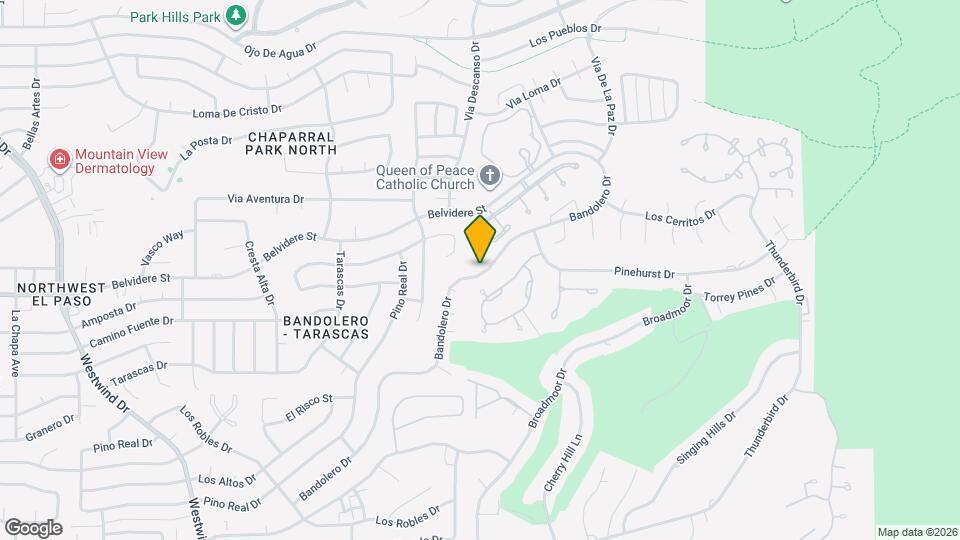 6035 Bandolero Dr Map and Location Details