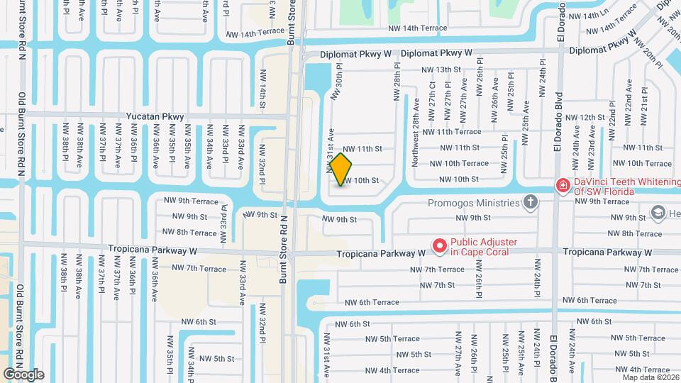 2931 NW 9th Terrace Map and Location Details