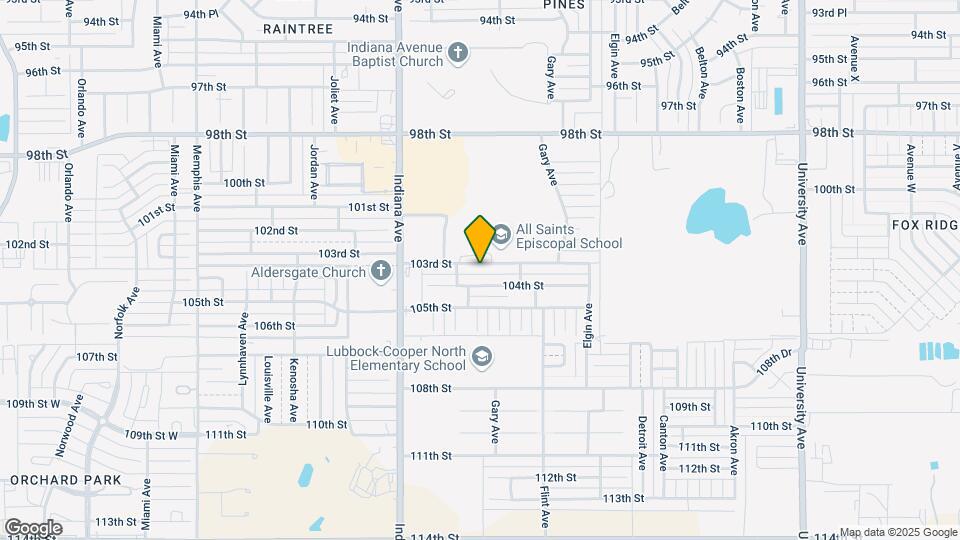 3117 103rd St Map and Location Details