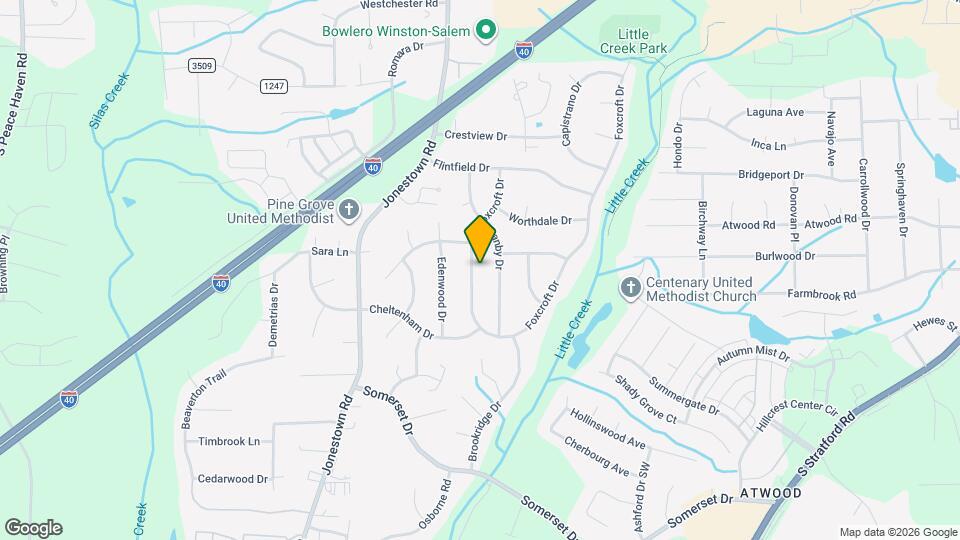 213 Foxcroft Dr Map and Location Details