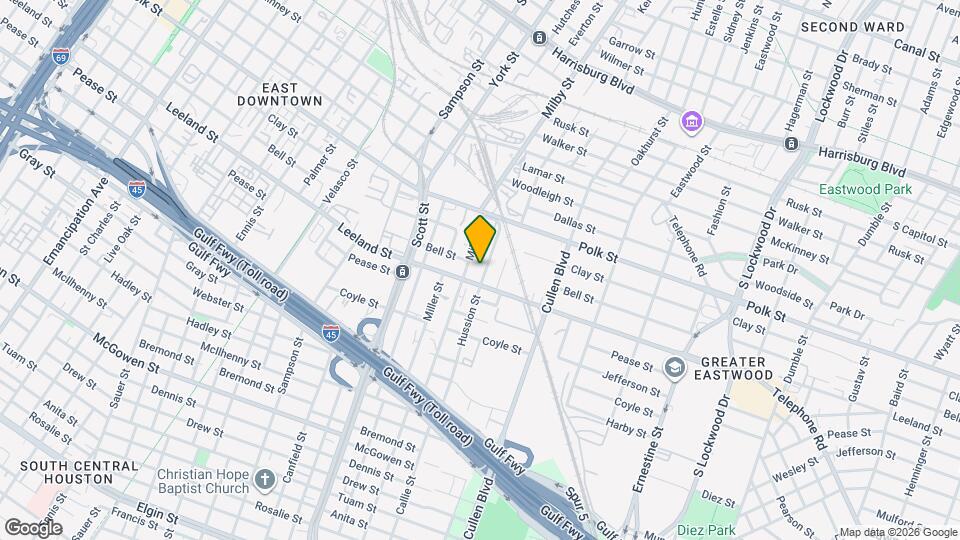 1502 Hussion St Map and Location Details