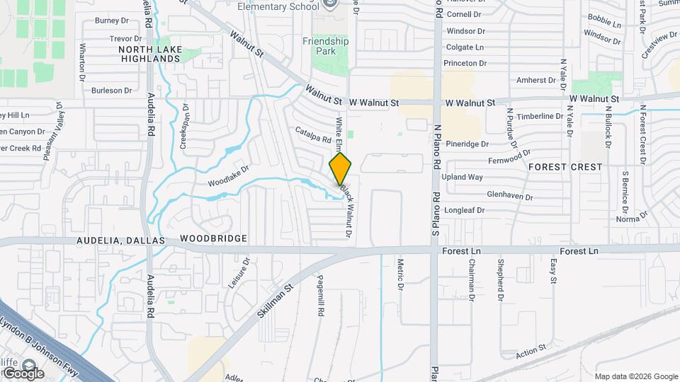 10547 Black Walnut Dr Mapa y Detalles de la Ubicación