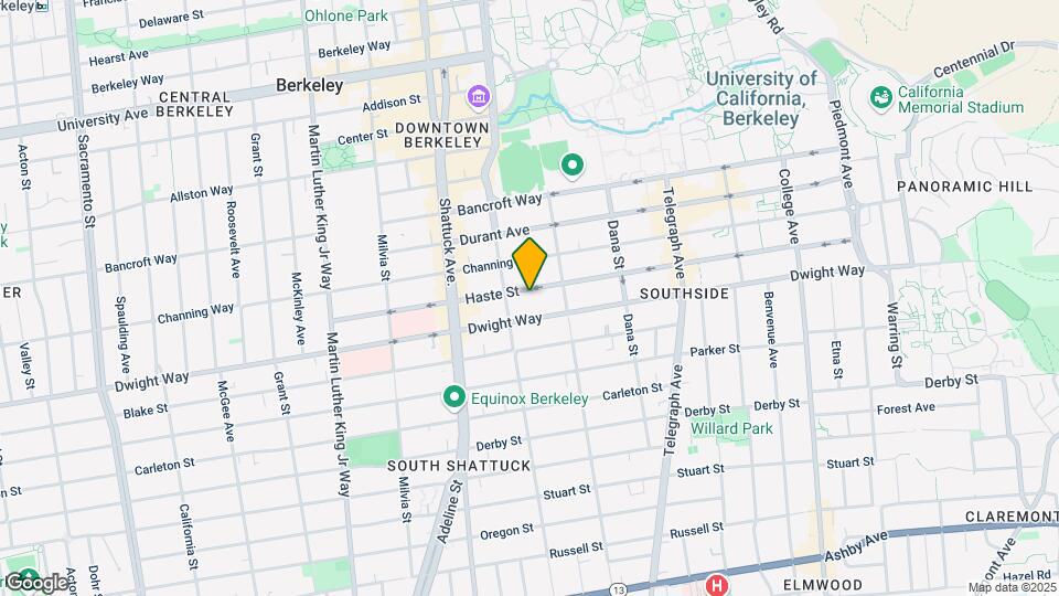2218 Haste St Mapa y Detalles de la Ubicación
