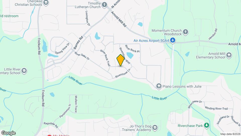 1510 River Rock Trce Map and Location Details