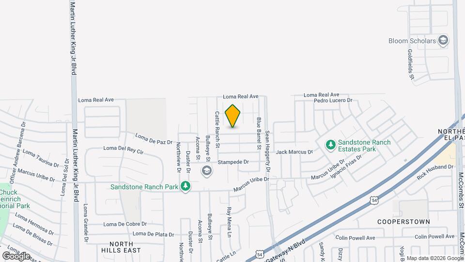 4933 Copper Ranch Ave Mapa y Detalles de la Ubicación