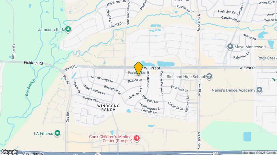 4200 Porosa Ln Map and Location Details