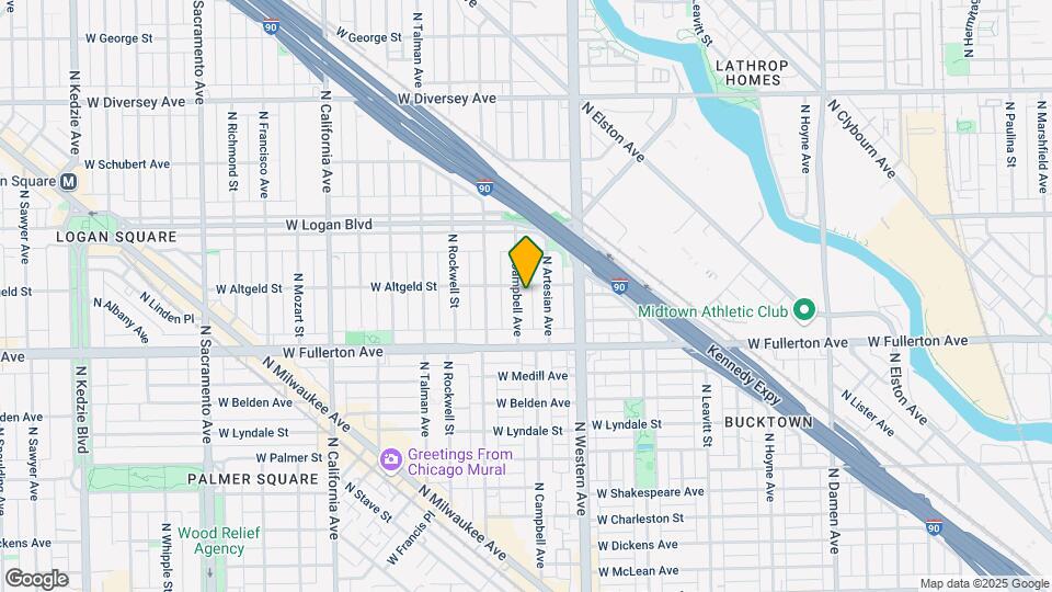 2451 N Campbell Ave Mapa y Detalles de la Ubicación