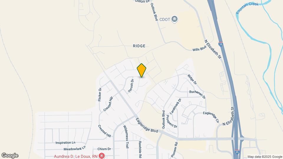 5136 Killdeer Dr Map and Location Details