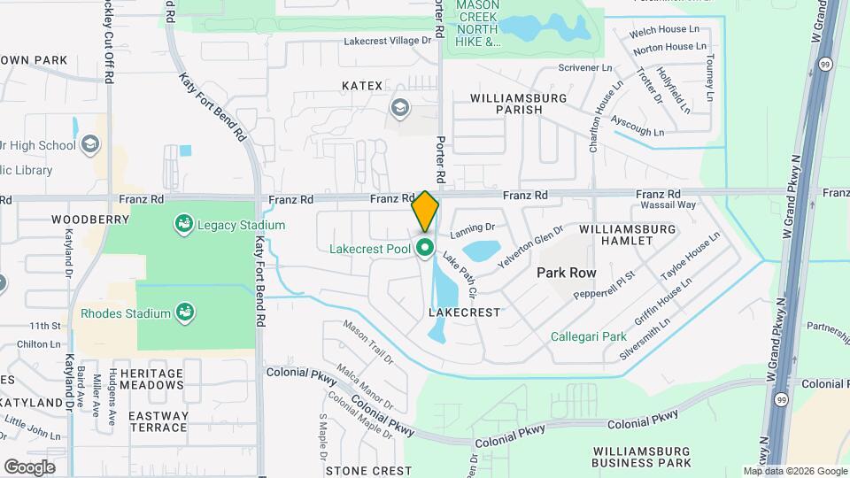 24511 Hampton Lakes Dr Map and Location Details
