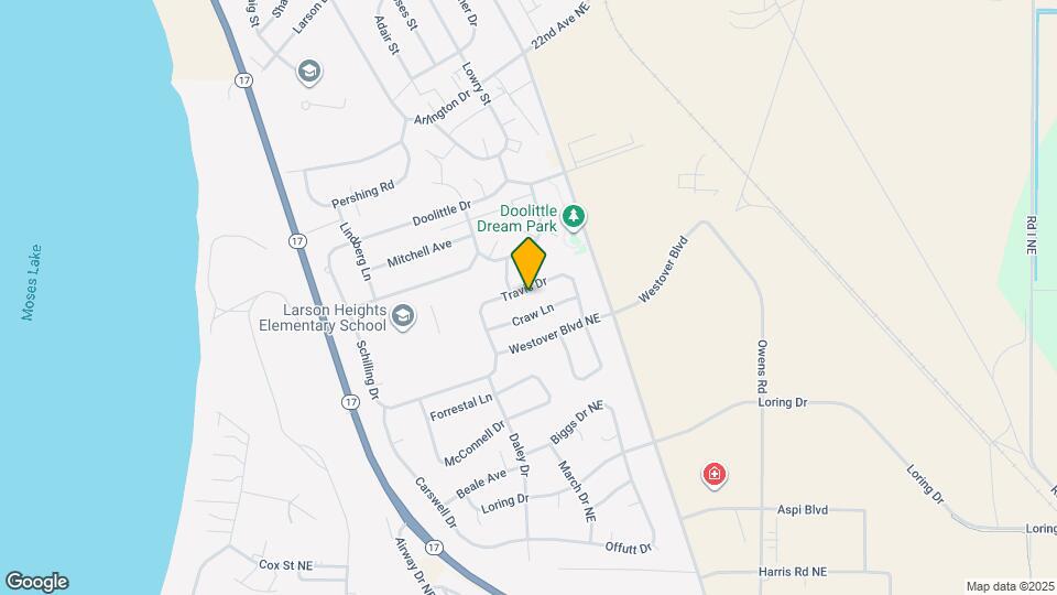 8913 Travis Dr Map and Location Details