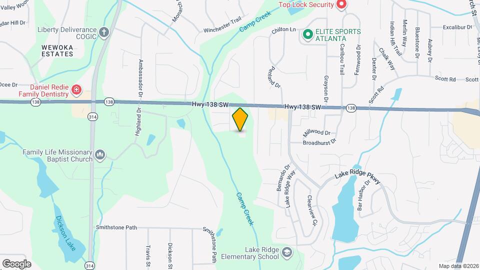 7679 Creekside Ln Map and Location Details