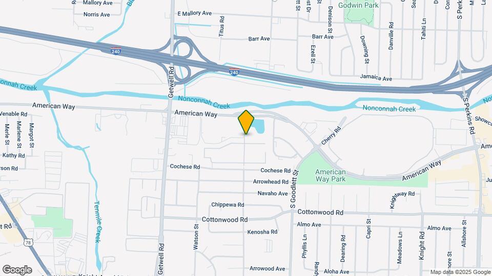 2718 Claudette Rd Map and Location Details