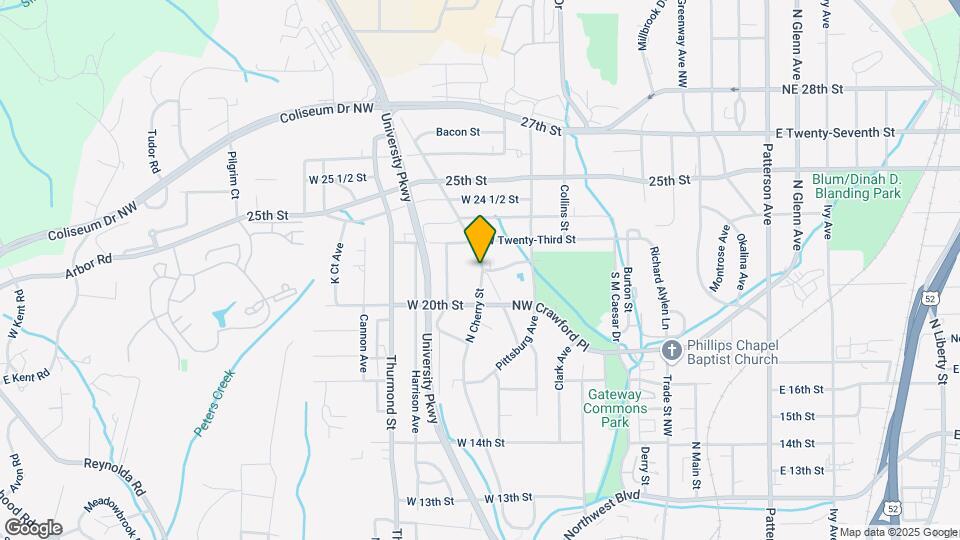 2026 N Cherry St-Unit -B Map and Location Details