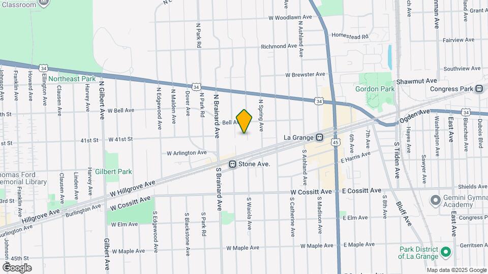 34 N Waiola Ave Map and Location Details