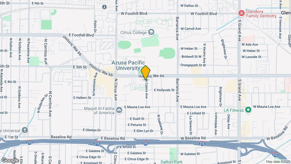 Azusa Park Apartments Map and Location Details